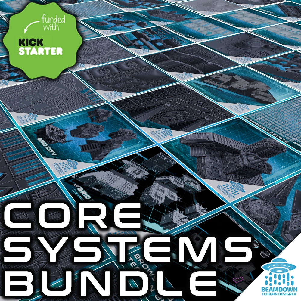 BeamDown - Core Systems - ARCHITECT BUNDLE! 74 BeamDown terrain builder kickstarter late pledge