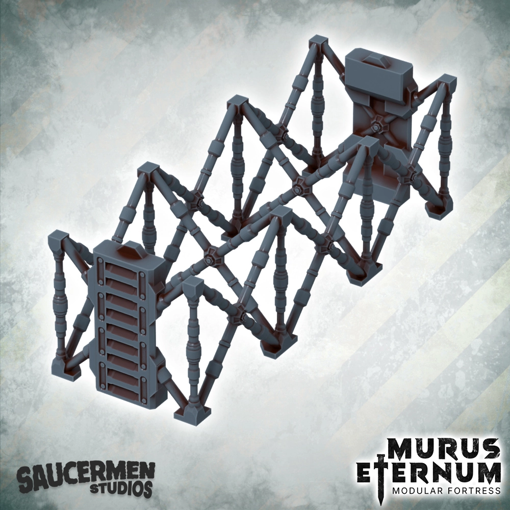 Murus Eternum Modular Fortress - Scaffold Platform STL 16 Scaffold Platforms 1