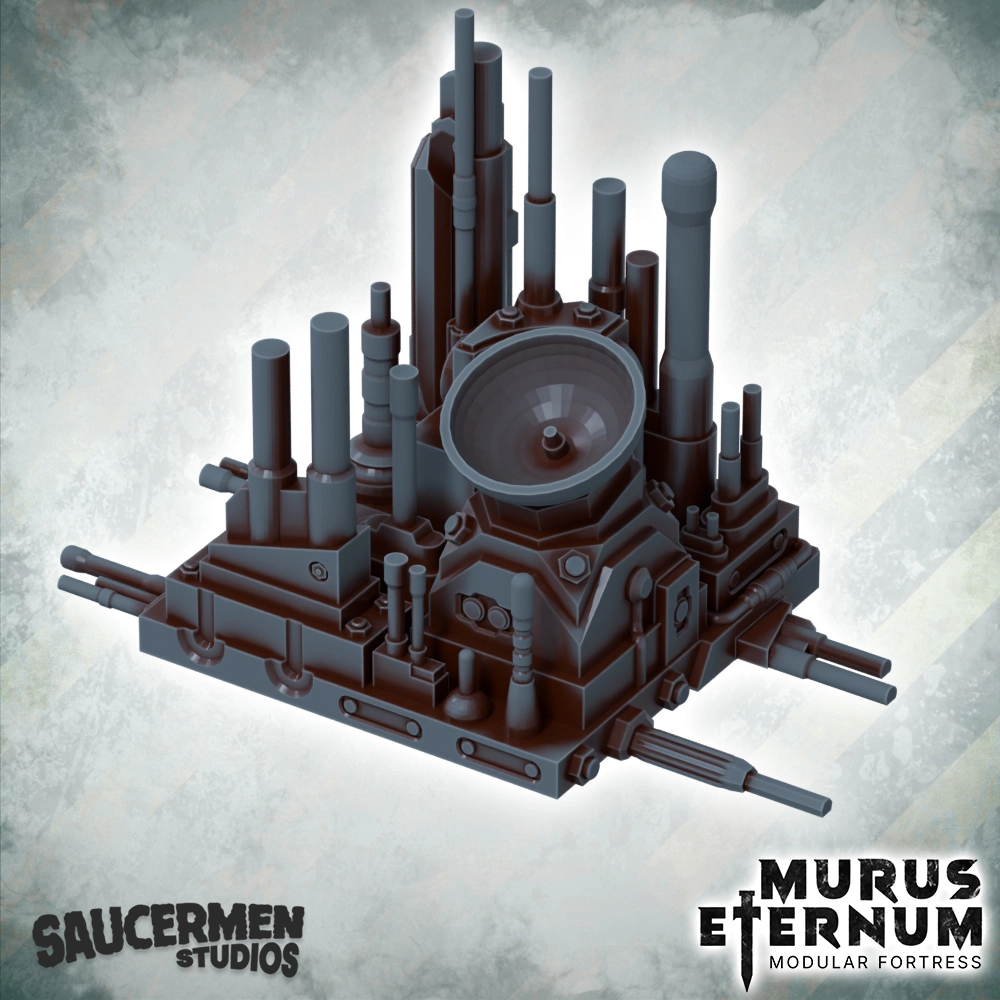 Murus Eternum Modular Fortress - Comms Array STL 18 Murus Eternum Comms Array 2